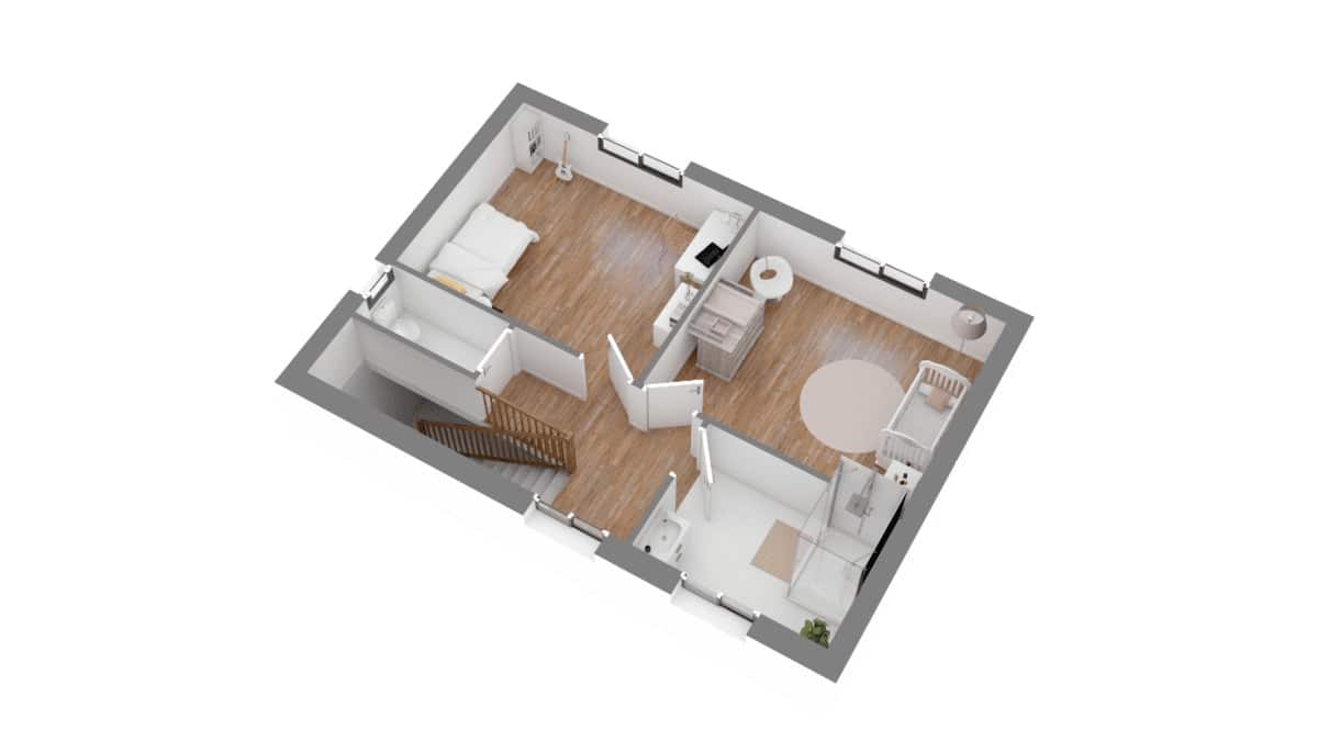 Maisons_concept_Tentation City plus-g1-axo_etage