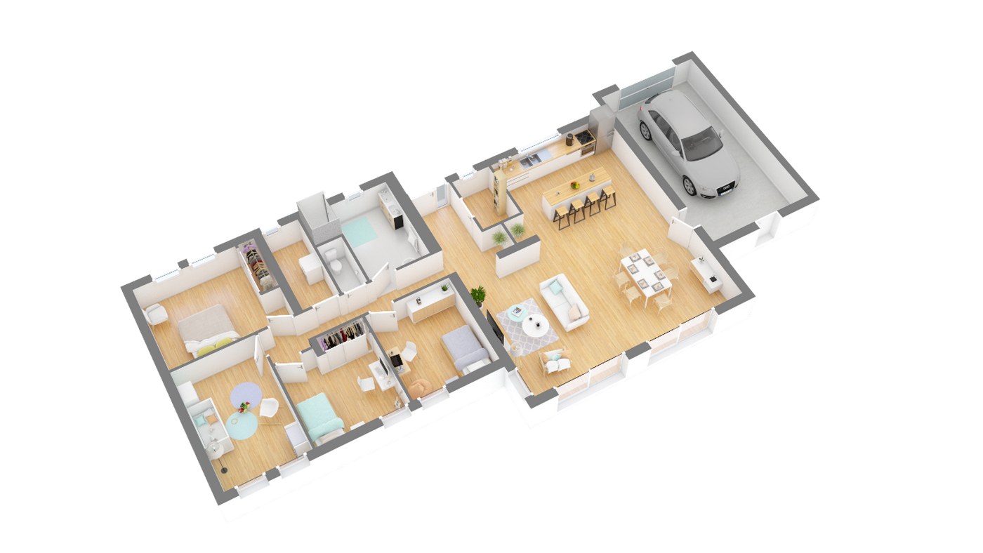 Crescendo Maison Contemporaine Avec Toiture Monopente