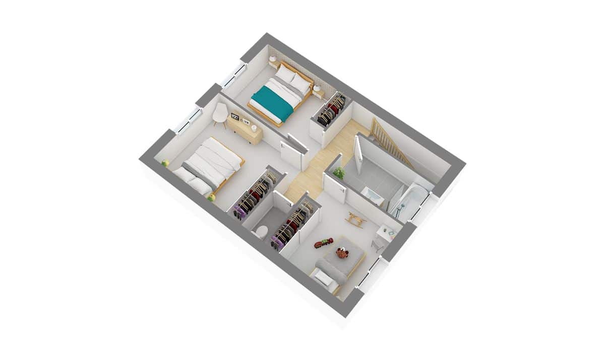 maisons Concept_Maison_Modele maison JADE-g-axo_etage