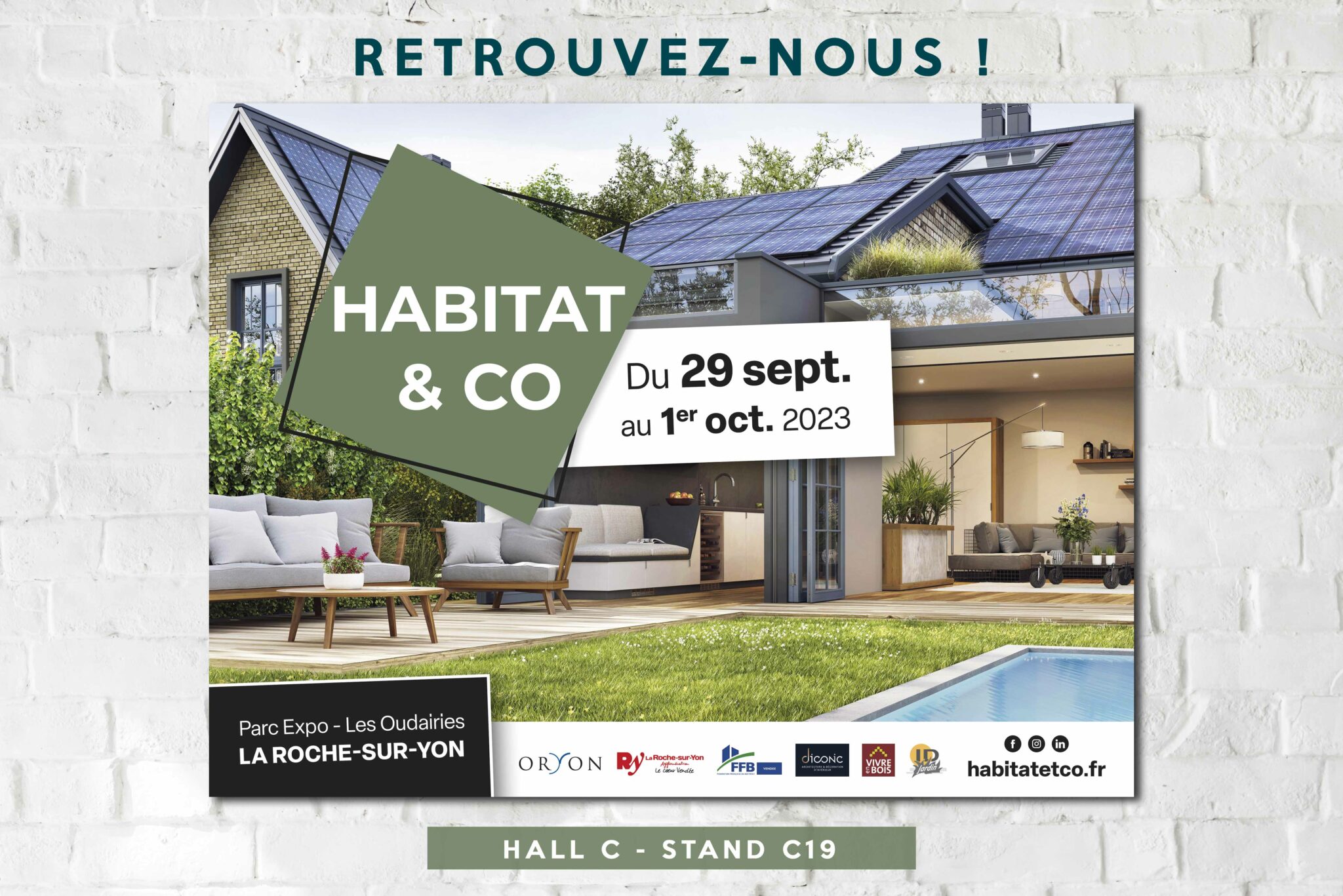 Retrouvez-nous Hall C - Stand C19 au Salon Habitat & Co LRSY 2023