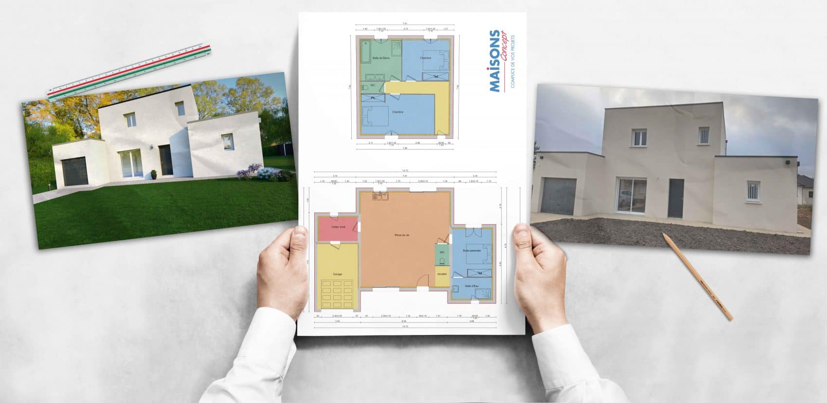 construction maisons concept Huisseau sur cosson