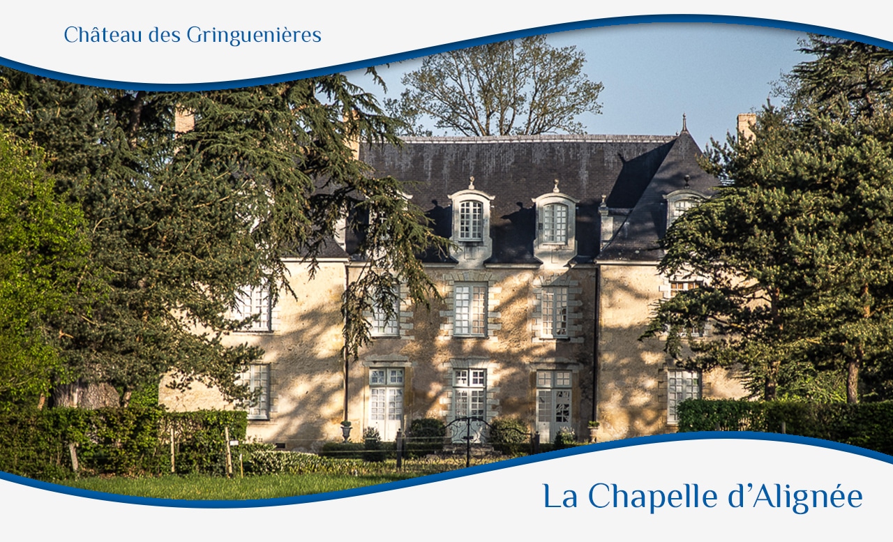 château des gringuenières la chapelle d'alignée