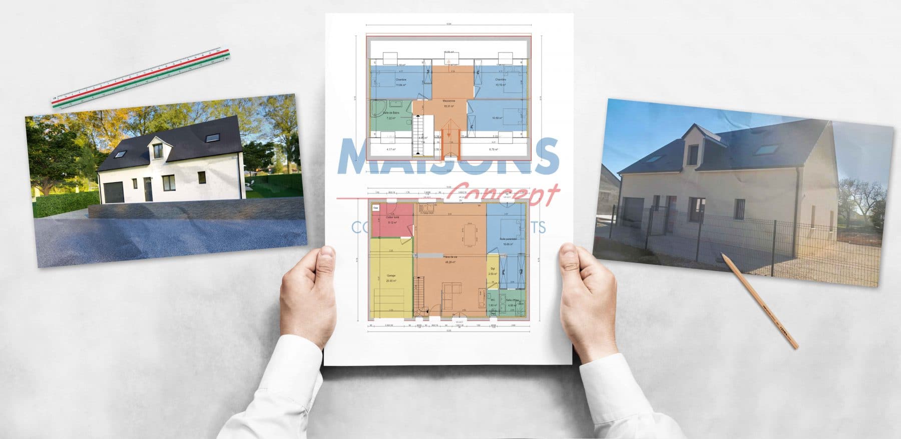 Projet de construction Maisons Concept à Villebarou