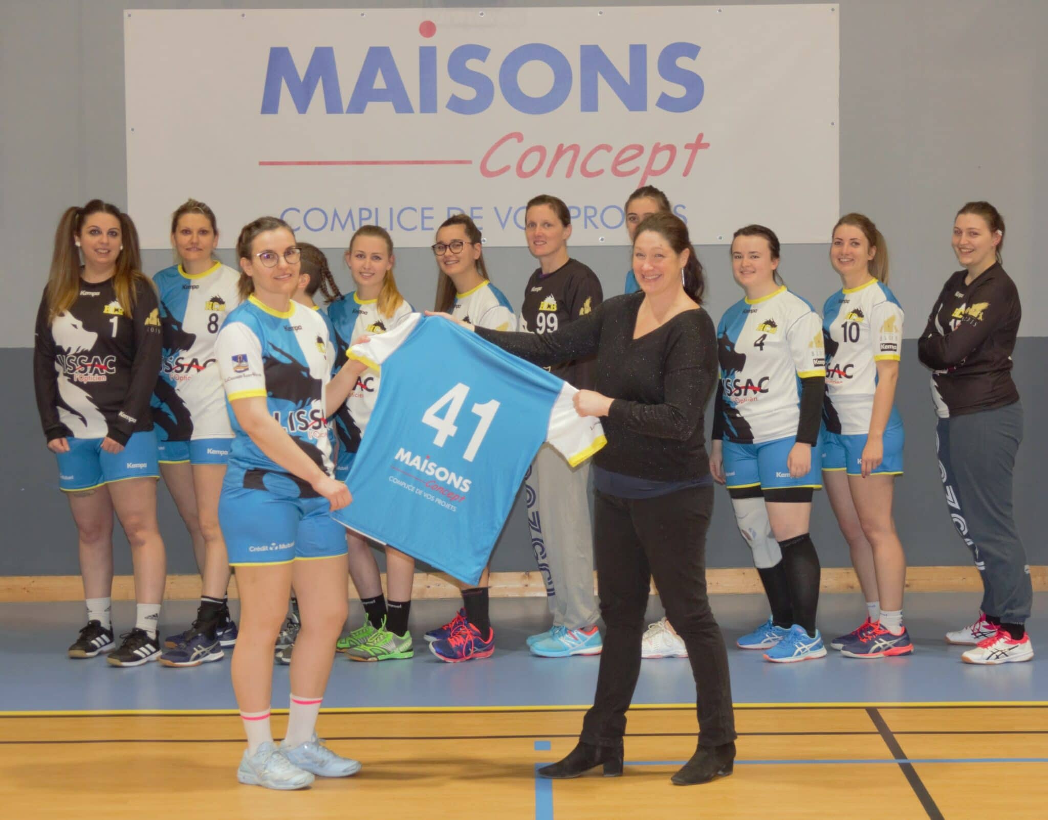 partenaire maisons concept et handball club blaisois