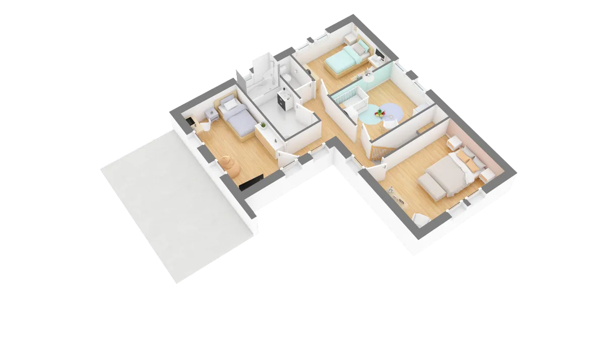 Maisons Concept_Senza-g1-axo_etage 3d