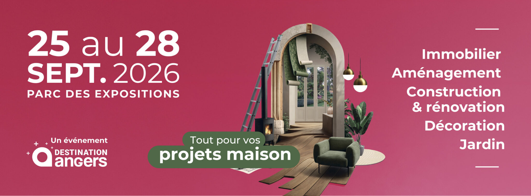 Maisons Concept au Salon de l’Habitat d’Angers, du 25 au 28 septembre 2026 au Parc des Expositions.